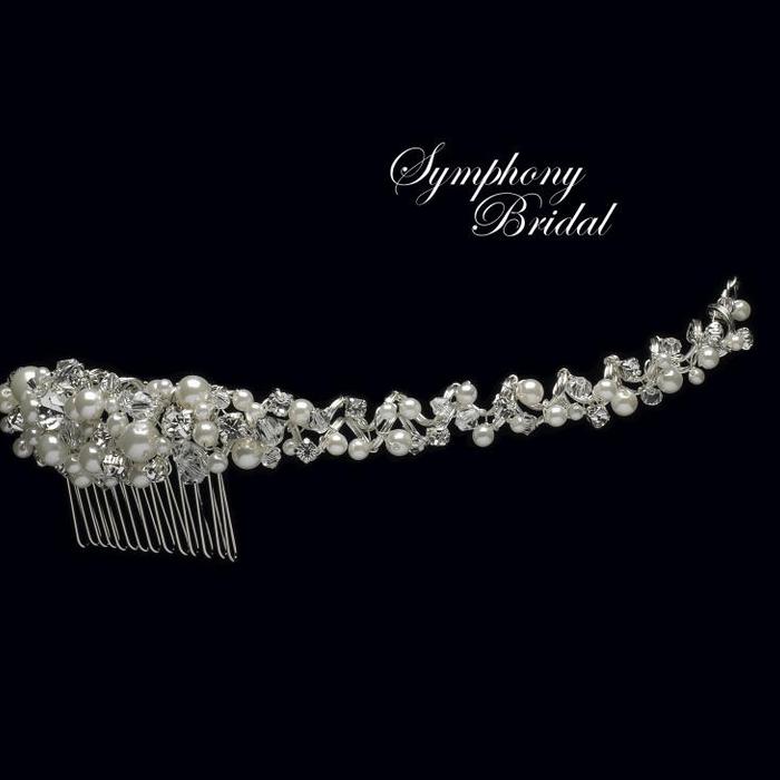 Symphony Bridal Hair Combs  CB1113