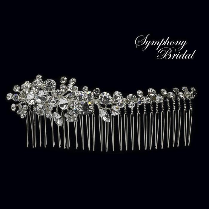 Symphony Bridal Hair Combs  CB1116