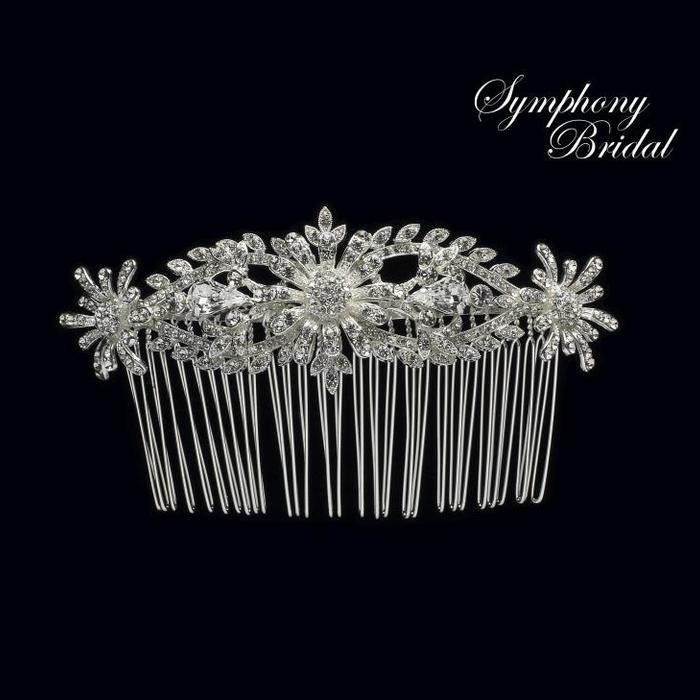 Symphony Bridal Hair Combs  CB1120