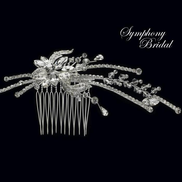 Symphony Bridal Hair Combs  CB1126