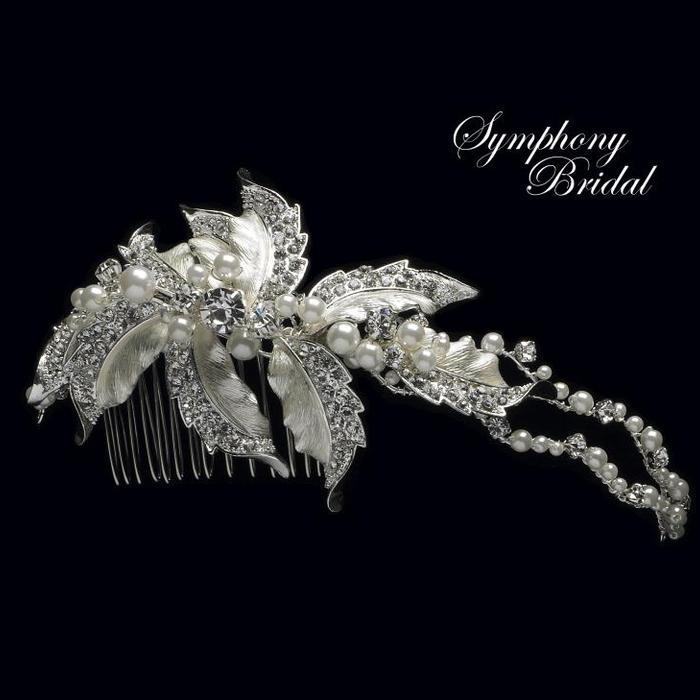 Symphony Bridal Hair Combs  CB1132