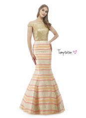 7038 Gold/Print front