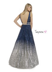 8043 Navy Ombre back