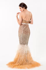 1521GL0763 Gold Ombre back