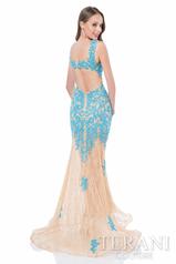 1612P0816 Turquoise Nude back