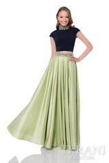 1613P1076 Navy Lime Green front