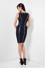 1621C1260 Navy/Nude/Gold back