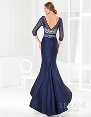 M3847 Navy/Nude back