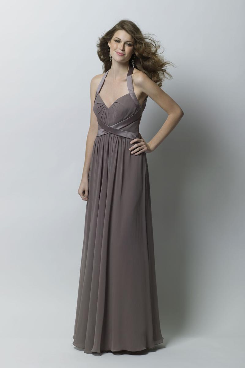 watters crinkle chiffon bridesmaid dress Flounced Crinkle Chiffon Bridesmaid Dress