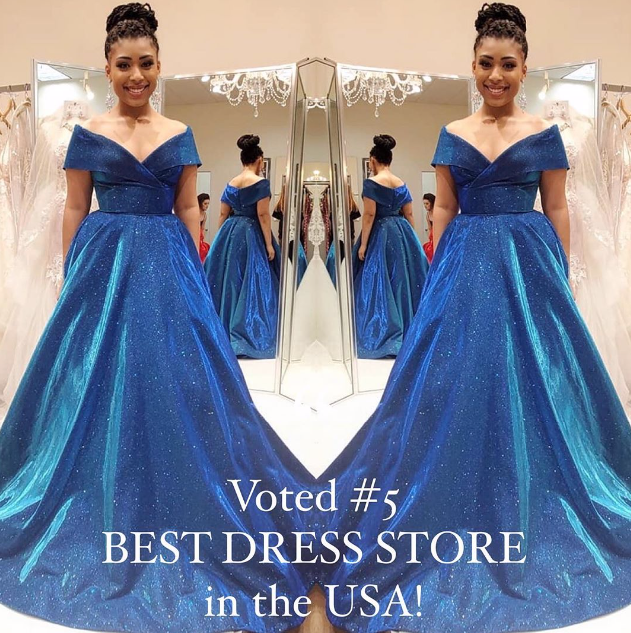 Congratulations to us! Foxy Lady voted #5 BEST DRESS STORE on Pageant Planet's Top 10 list for 2019!