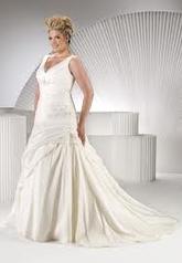 Image of Sincerity Bridal 3352 size 8 ivory /taup