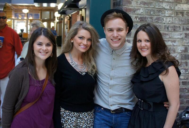 Olly Murs with the Miss Priss girls
